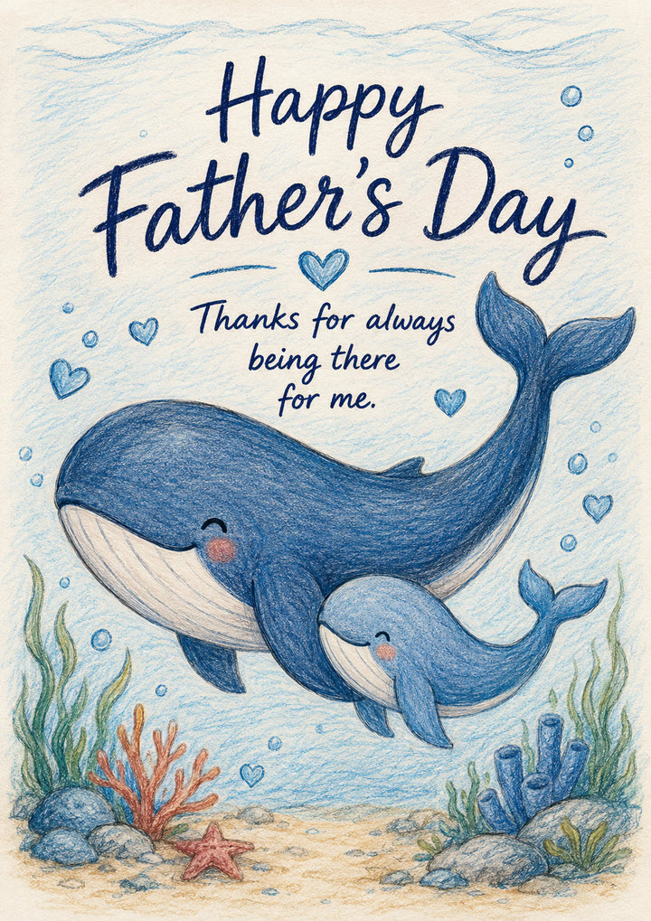Fathers Day - Personalised Card