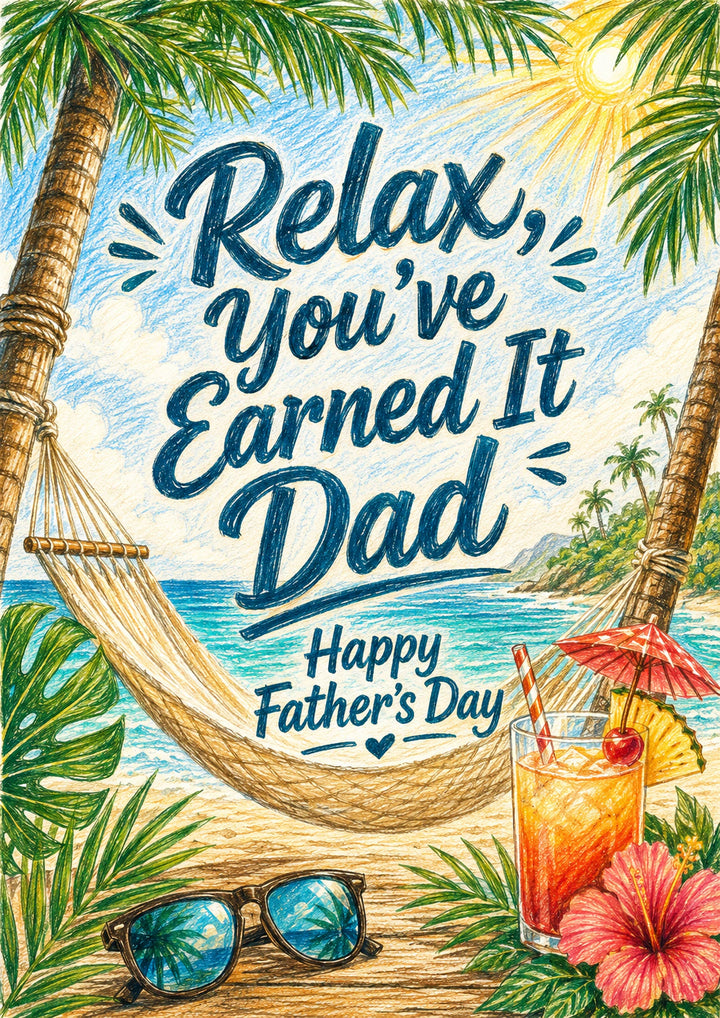 Fathers Day - Personalised Card