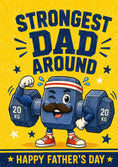 Load image into Gallery viewer, Fathers Day - Personalised Card — with punch holes
