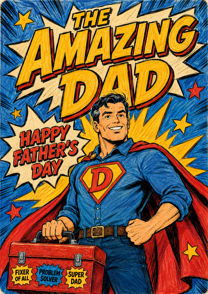 Fathers Day - Personalised Card
