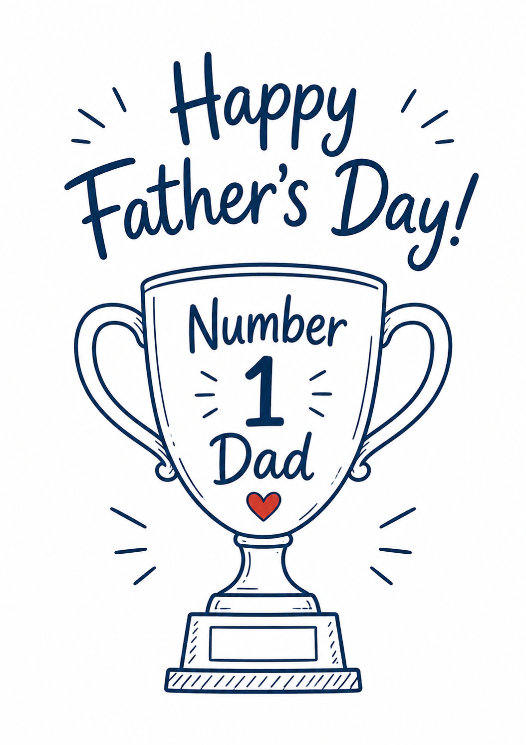 Fathers Day - Personalised Card