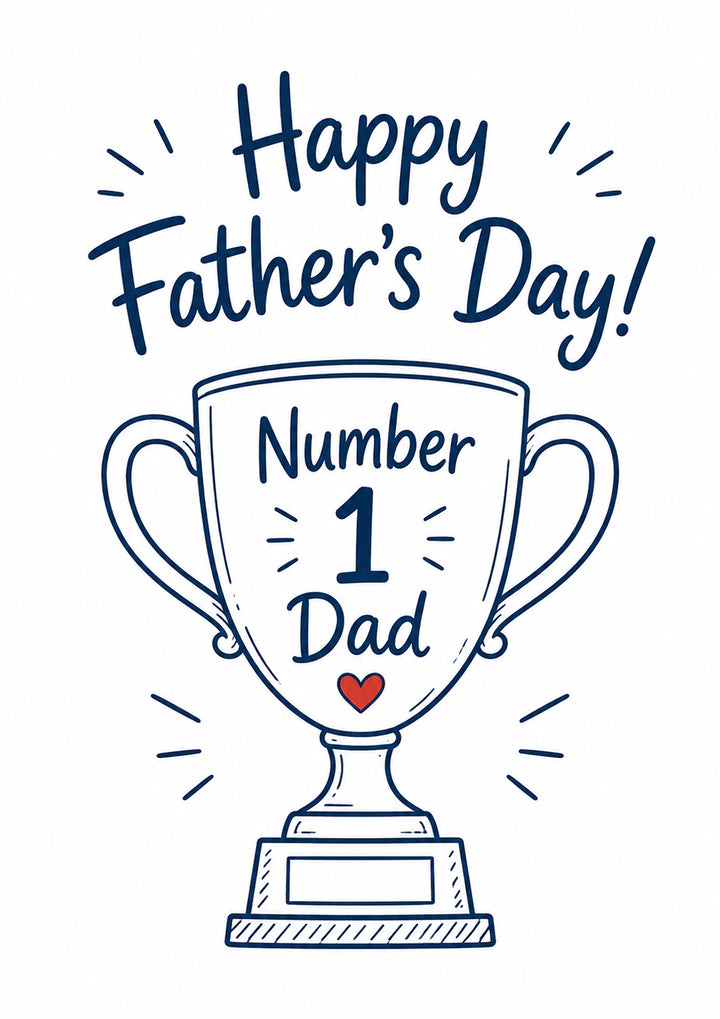 Fathers Day - Personalised Card