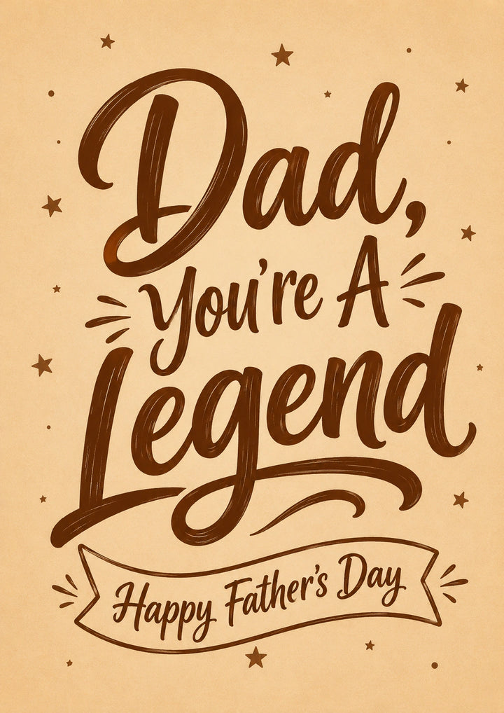 Fathers Day - Personalised Card