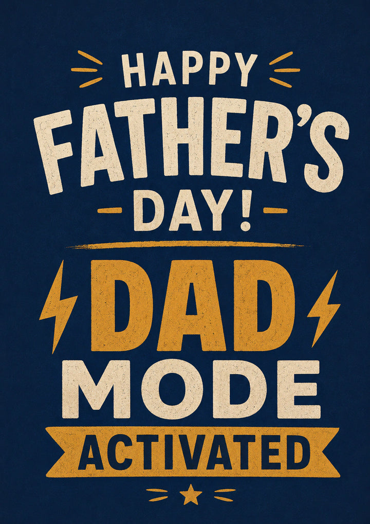 Fathers Day - Personalised Card