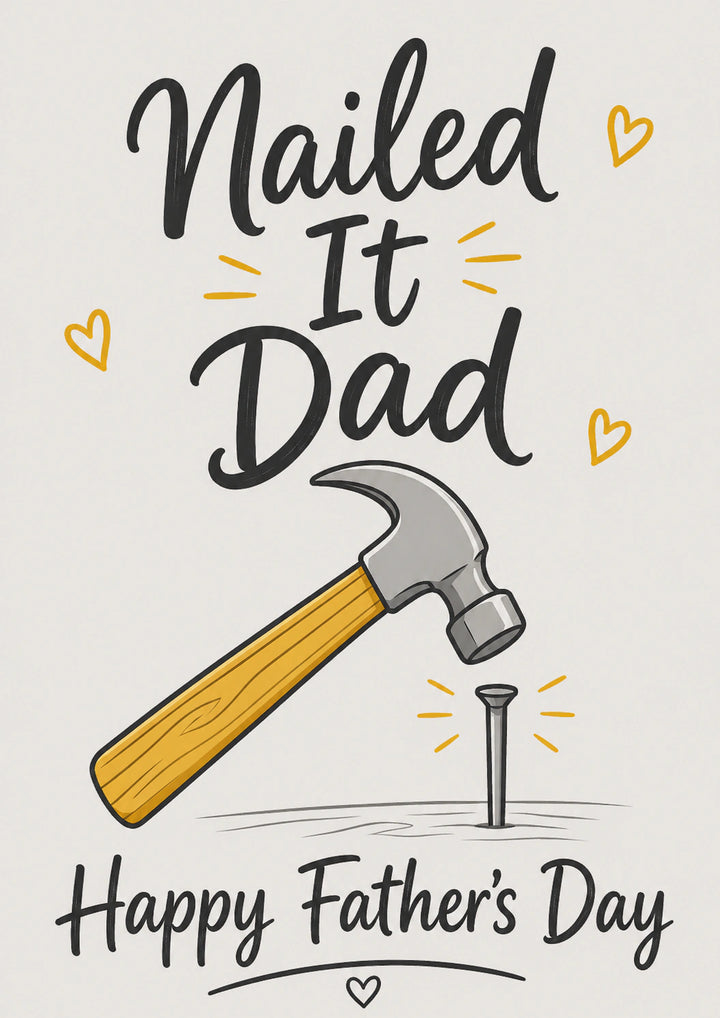 Fathers Day - Personalised Card
