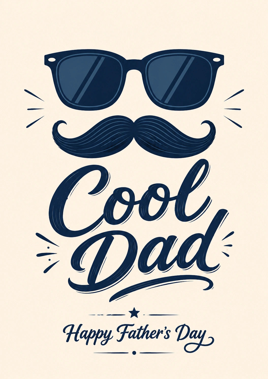 Fathers Day - Personalised Card — with punch holes