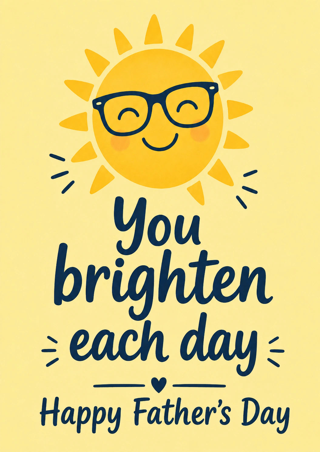 Fathers Day - Personalised Card