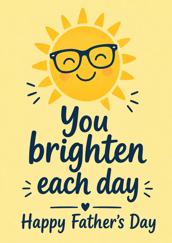 Fathers Day - Personalised Card