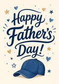 Load image into Gallery viewer, Fathers Day - Personalised Card — with punch holes
