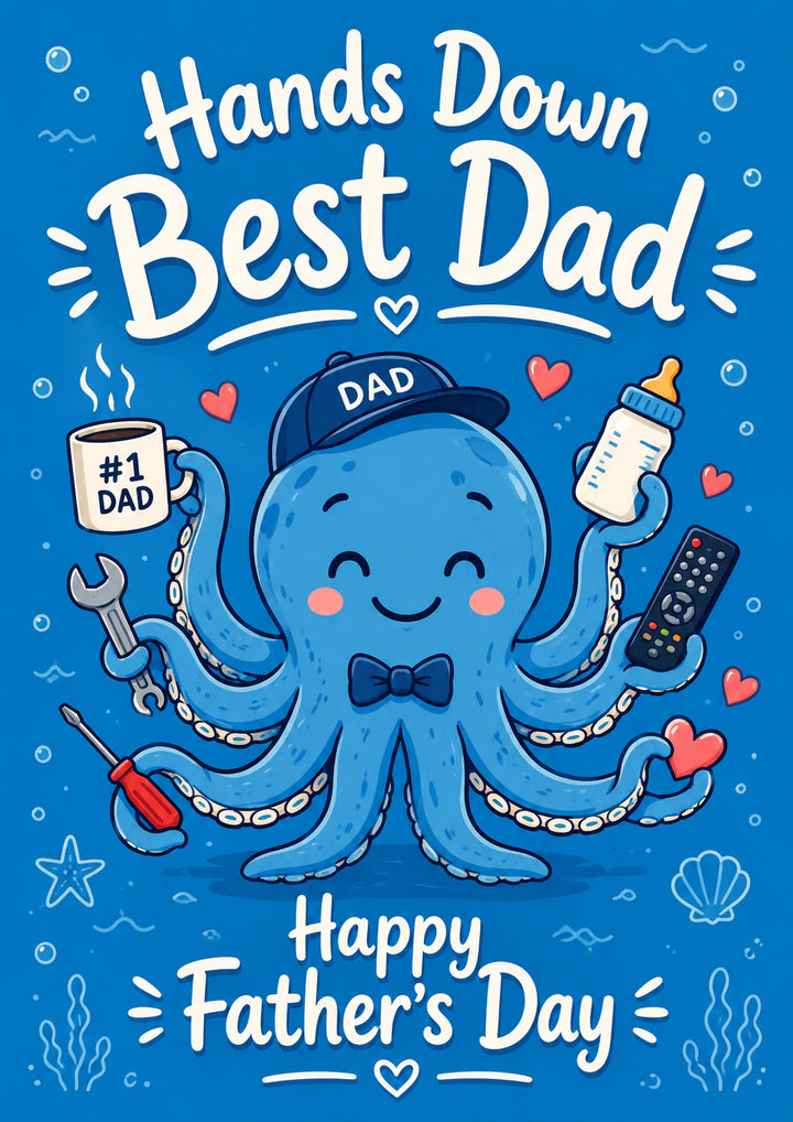 Fathers Day - Personalised Card