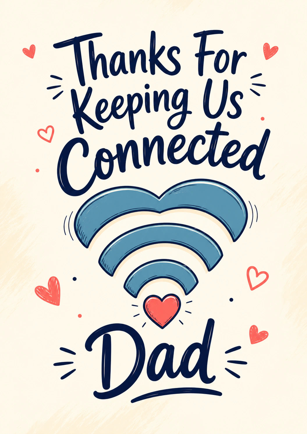 Fathers Day - Personalised Card