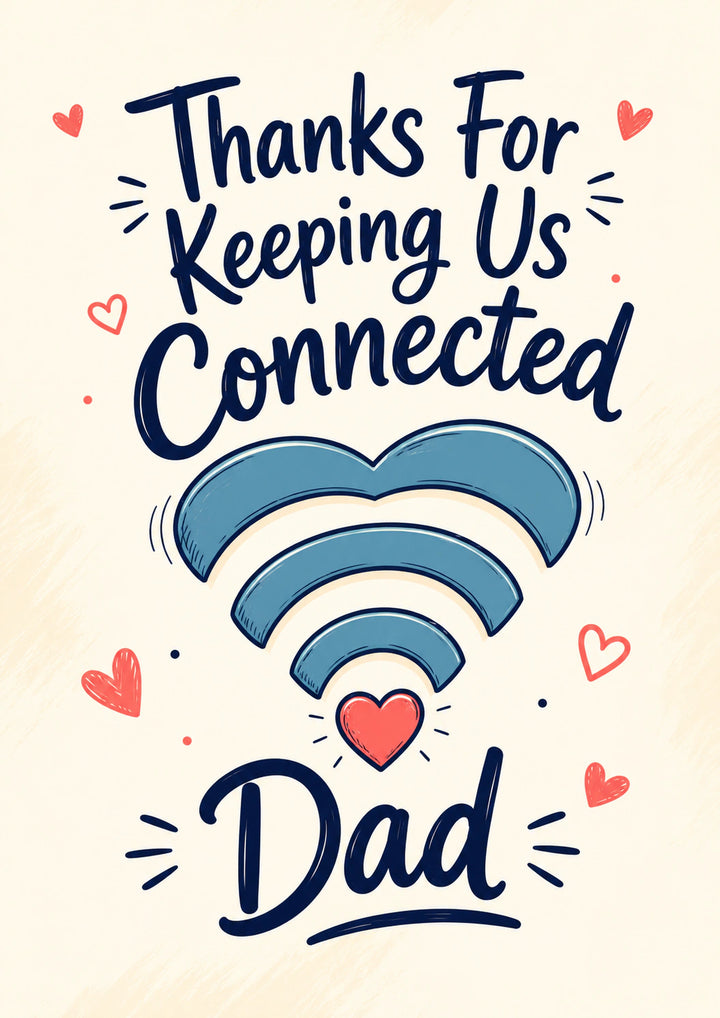 Fathers Day - Personalised Card