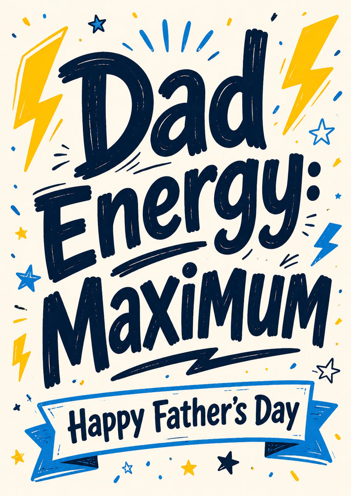 Fathers Day - Personalised Card