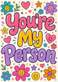 Load image into Gallery viewer, Friendship - Personalised Card — with punch holes
