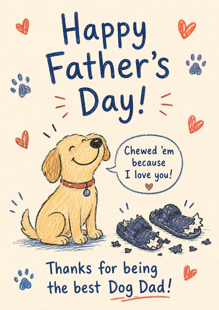 Fathers Day - Personalised Card