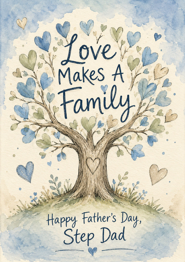 Fathers Day - Personalised Card