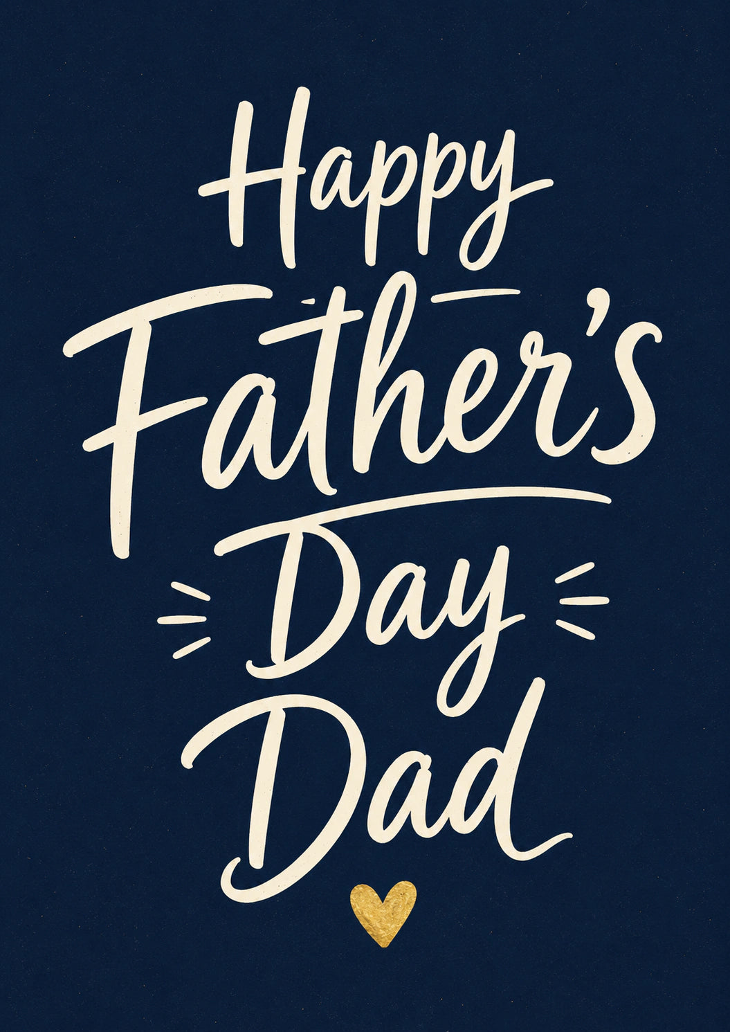Fathers Day - Personalised Card — with punch holes
