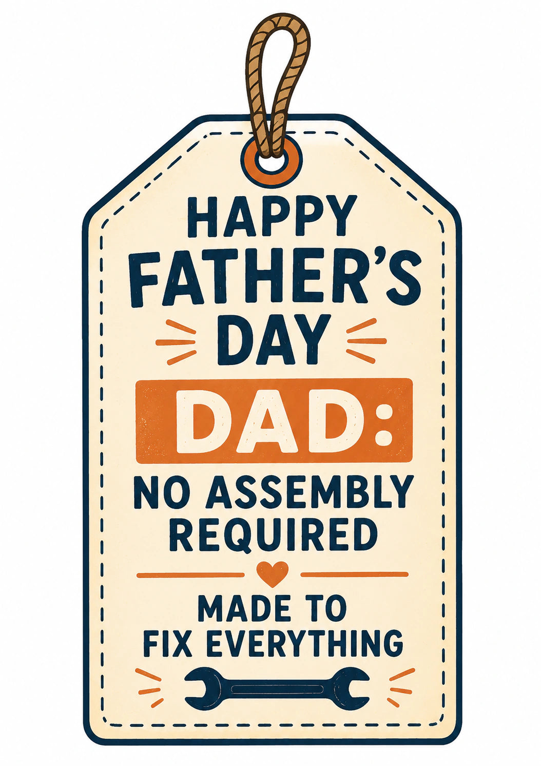 Fathers Day - Personalised Card