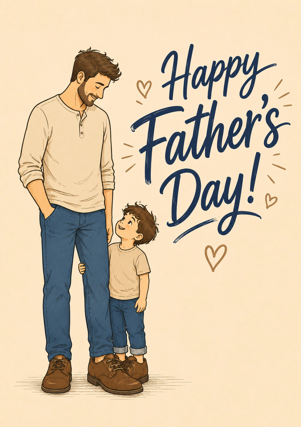 Fathers Day - Personalised Card