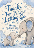 Load image into Gallery viewer, Fathers Day - Personalised Card — with punch holes
