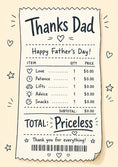Load image into Gallery viewer, Fathers Day - Personalised Card — with punch holes
