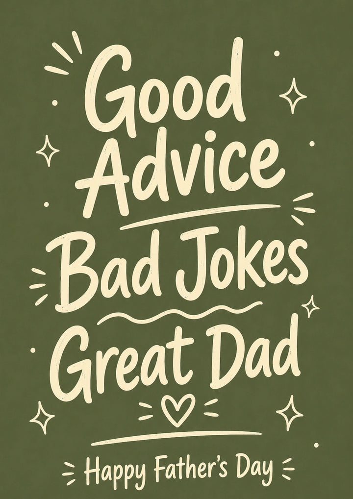 Fathers Day - Personalised Card