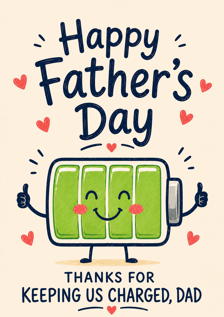 Fathers Day - Personalised Card