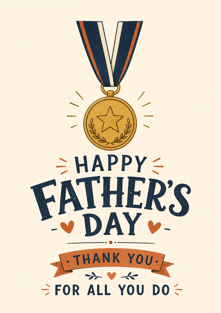 Fathers Day - Personalised Card