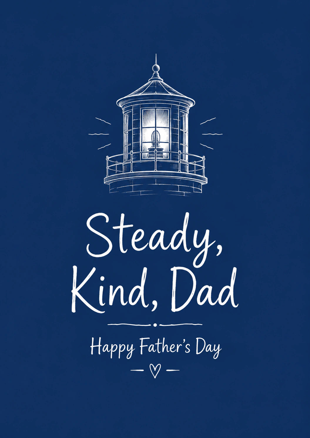 Fathers Day - Personalised Card — with punch holes