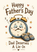 Load image into Gallery viewer, Fathers Day - Personalised Card — with punch holes
