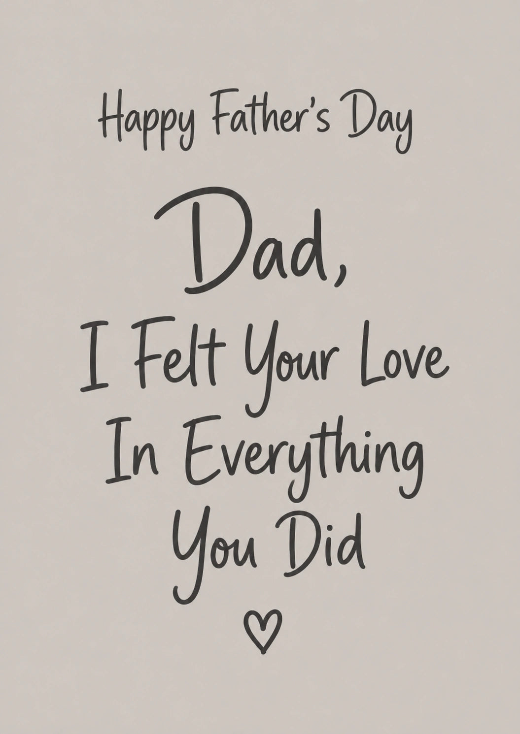 Fathers Day - Personalised Card — with punch holes