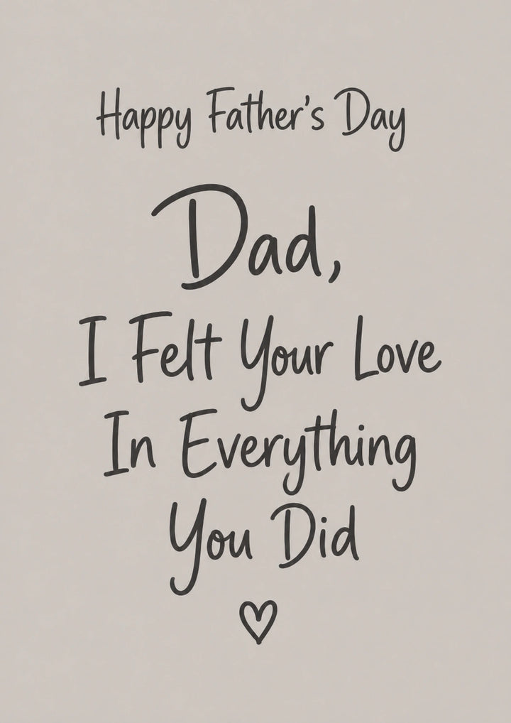 Fathers Day - Personalised Card