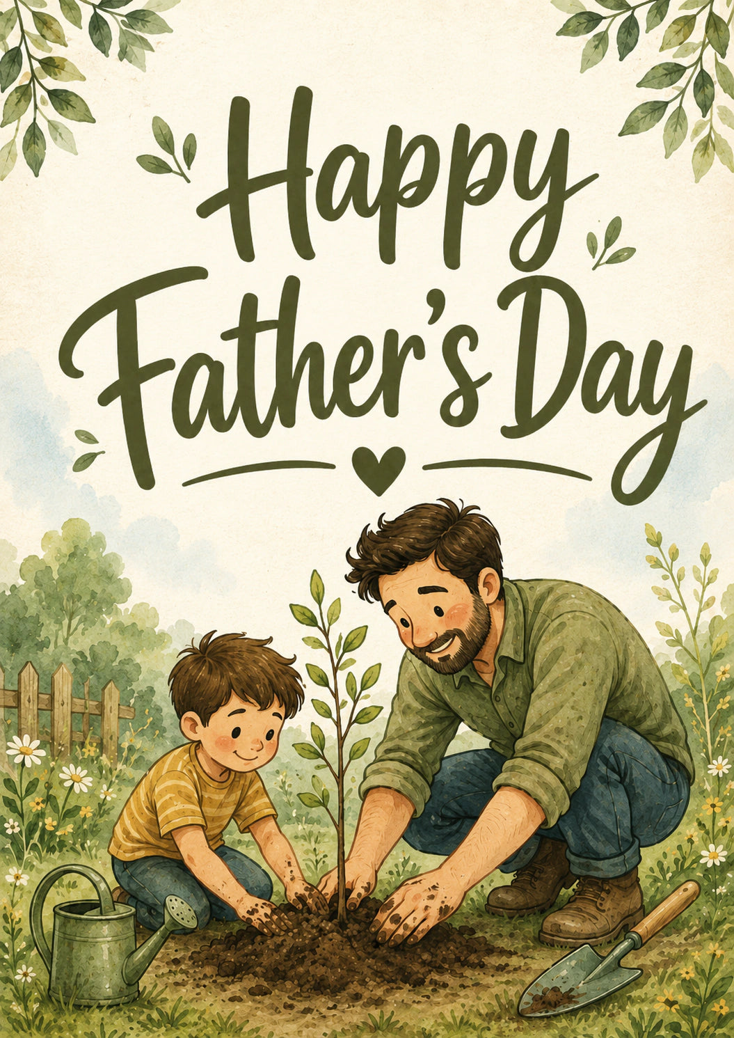 Fathers Day - Personalised Card