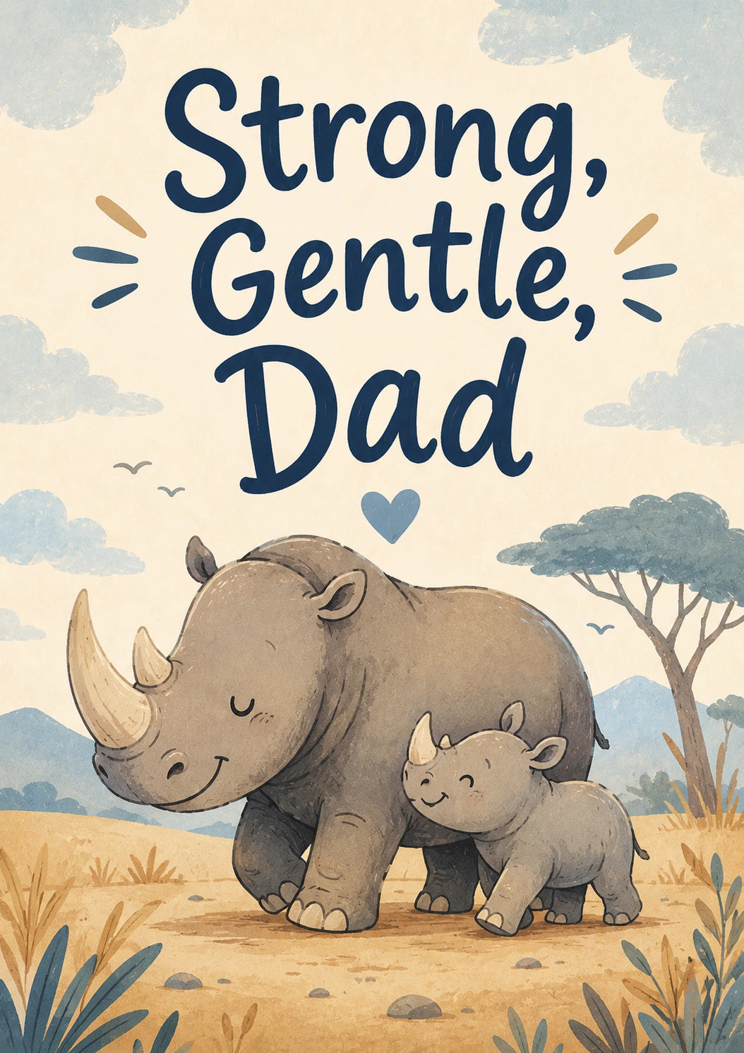 Fathers Day - Personalised Card