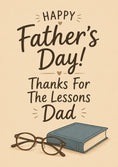 Load image into Gallery viewer, Fathers Day - Personalised Card — with punch holes
