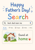 Load image into Gallery viewer, Fathers Day - Personalised Card — with punch holes
