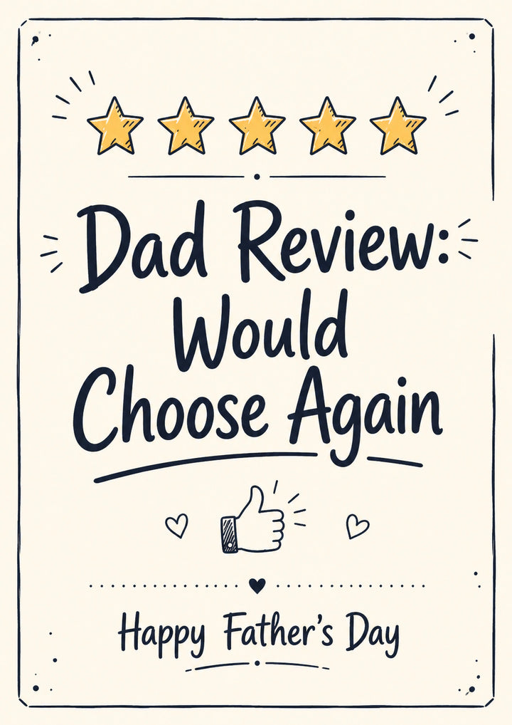Fathers Day - Personalised Card