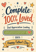 Load image into Gallery viewer, Fathers Day - Personalised Card
