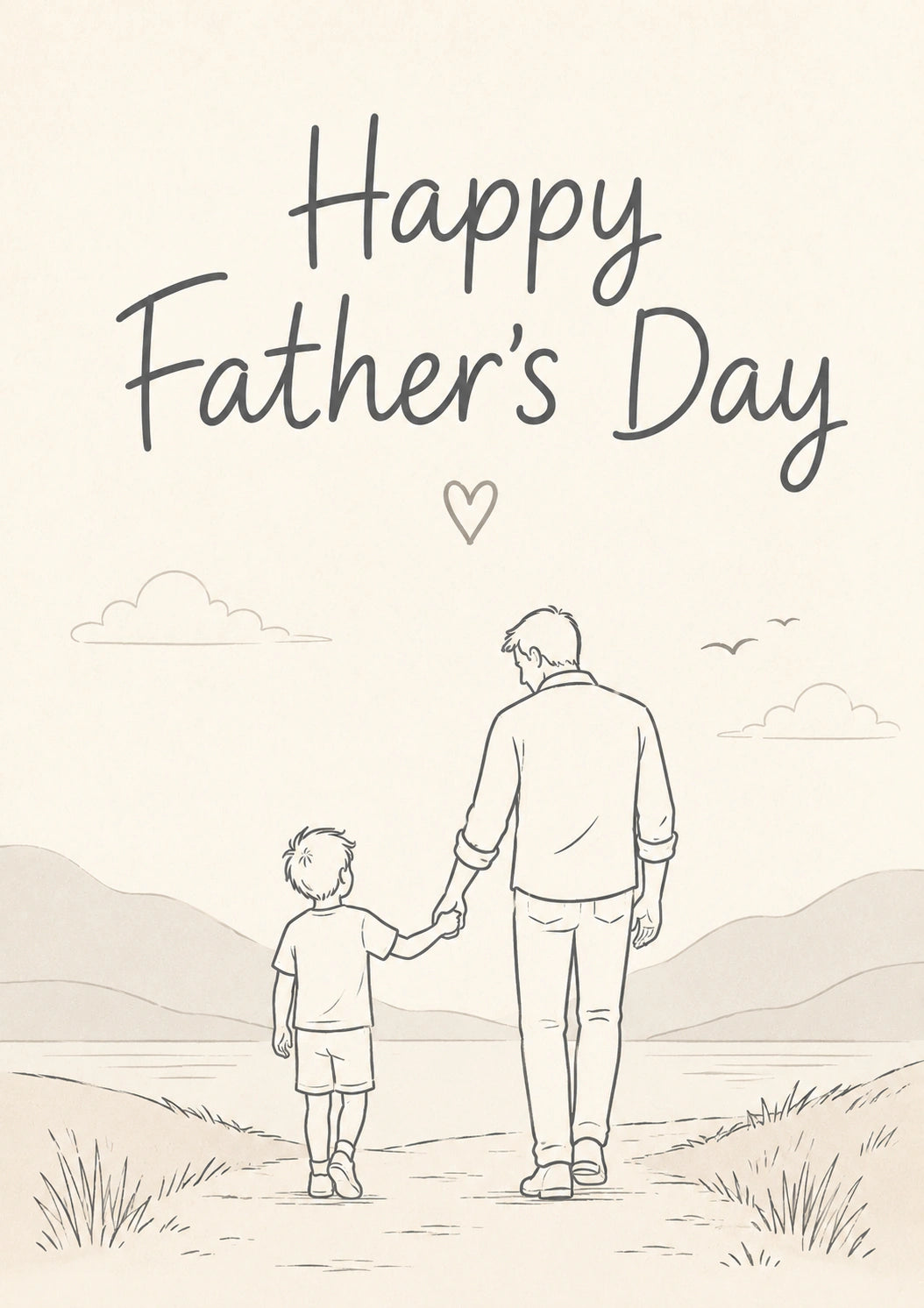 Fathers Day - Personalised Card