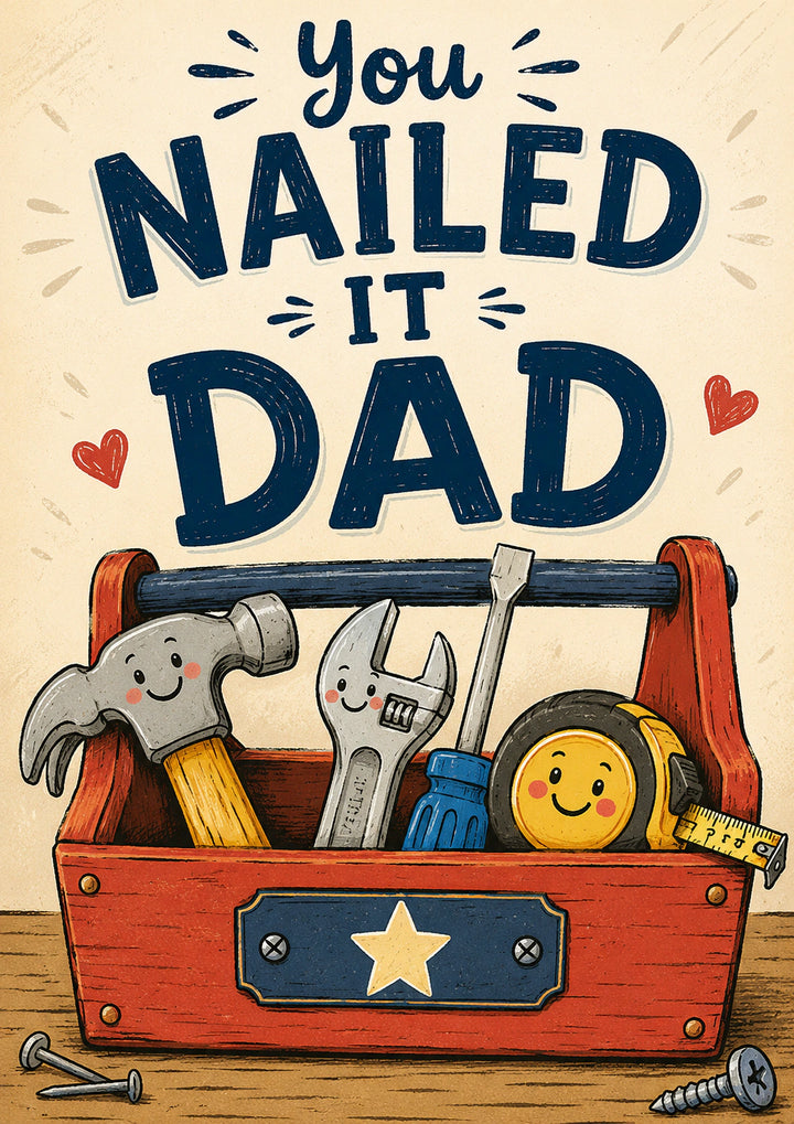 Fathers Day - Personalised Card
