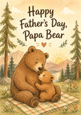 Load image into Gallery viewer, Fathers Day - Personalised Card — with punch holes
