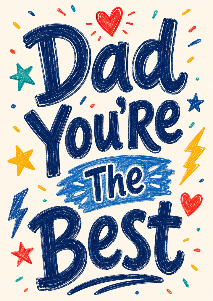 Fathers Day - Personalised Card