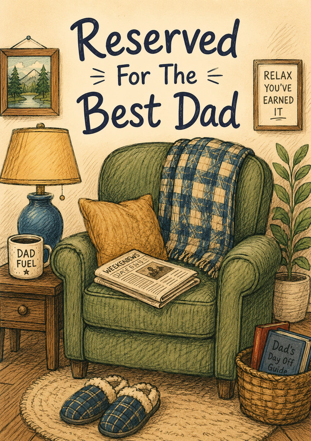 Fathers Day - Personalised Card