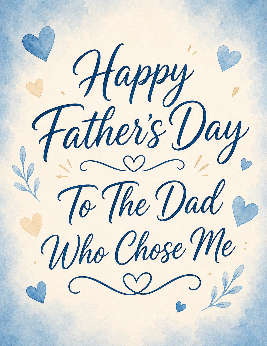 Fathers Day - Personalised Card