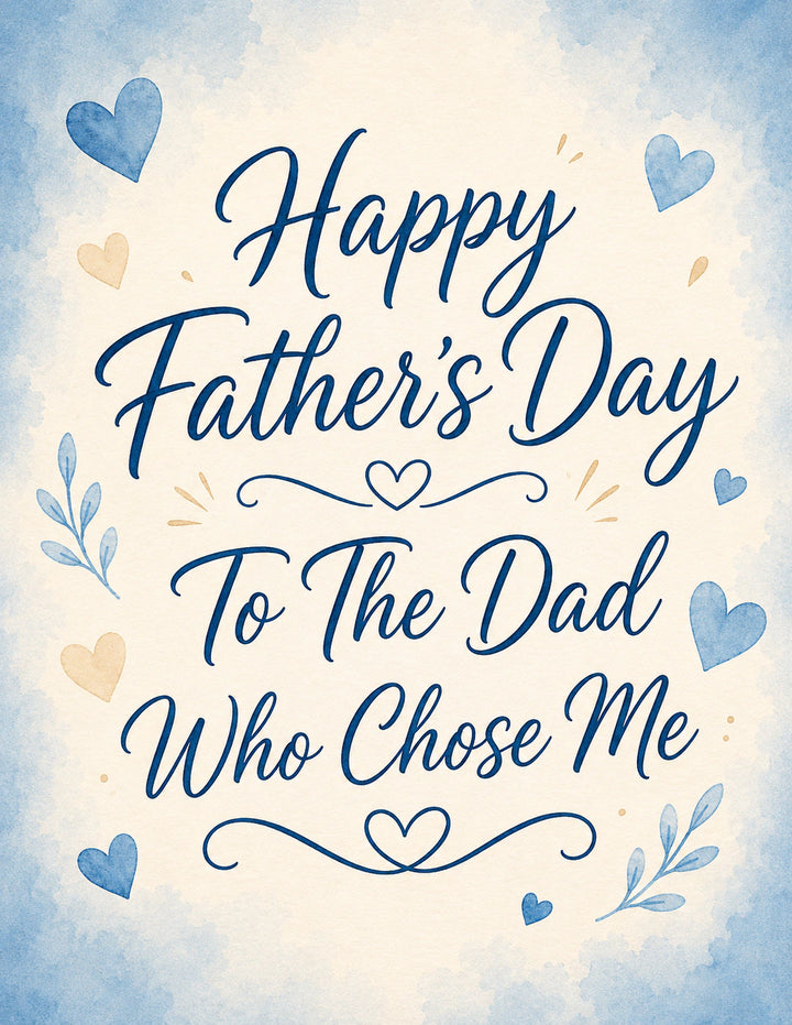 Fathers Day - Personalised Card
