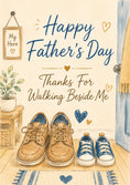 Load image into Gallery viewer, Fathers Day - Personalised Card — with punch holes
