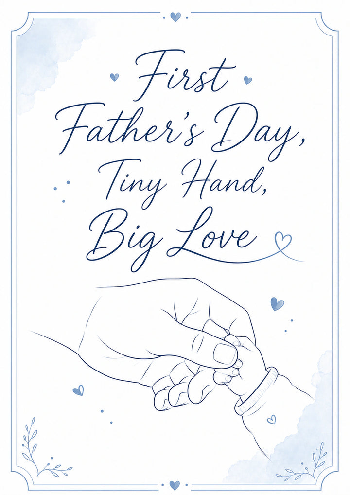 Fathers Day - Personalised Card