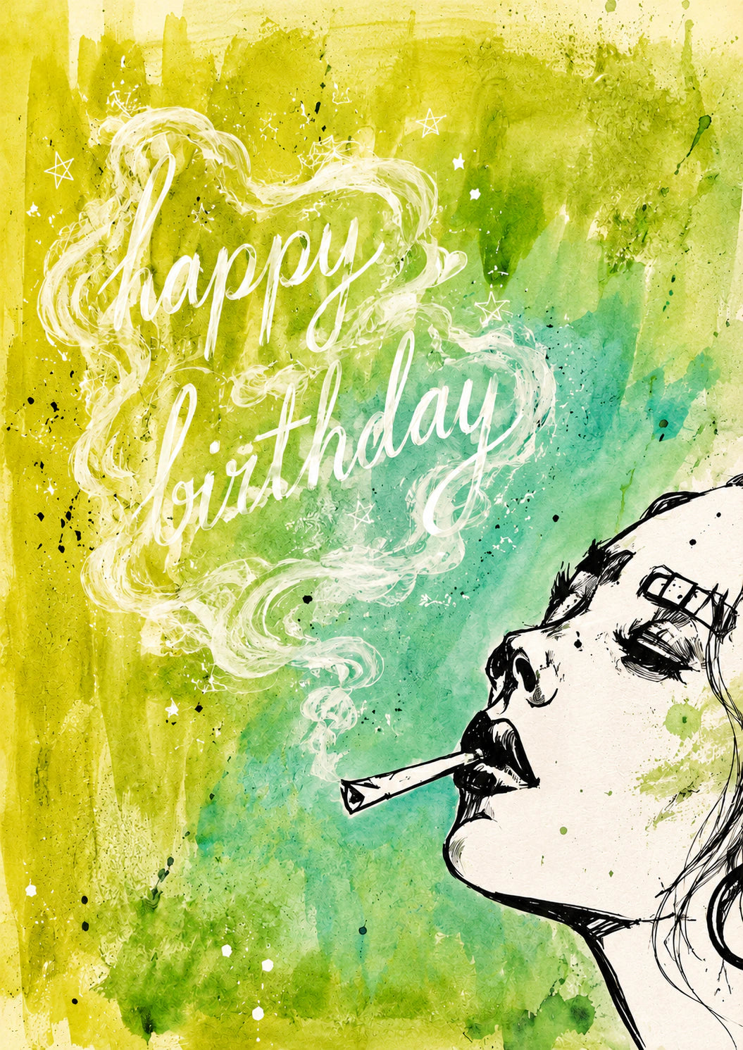 Birthday - Personalised Card — with punch holes