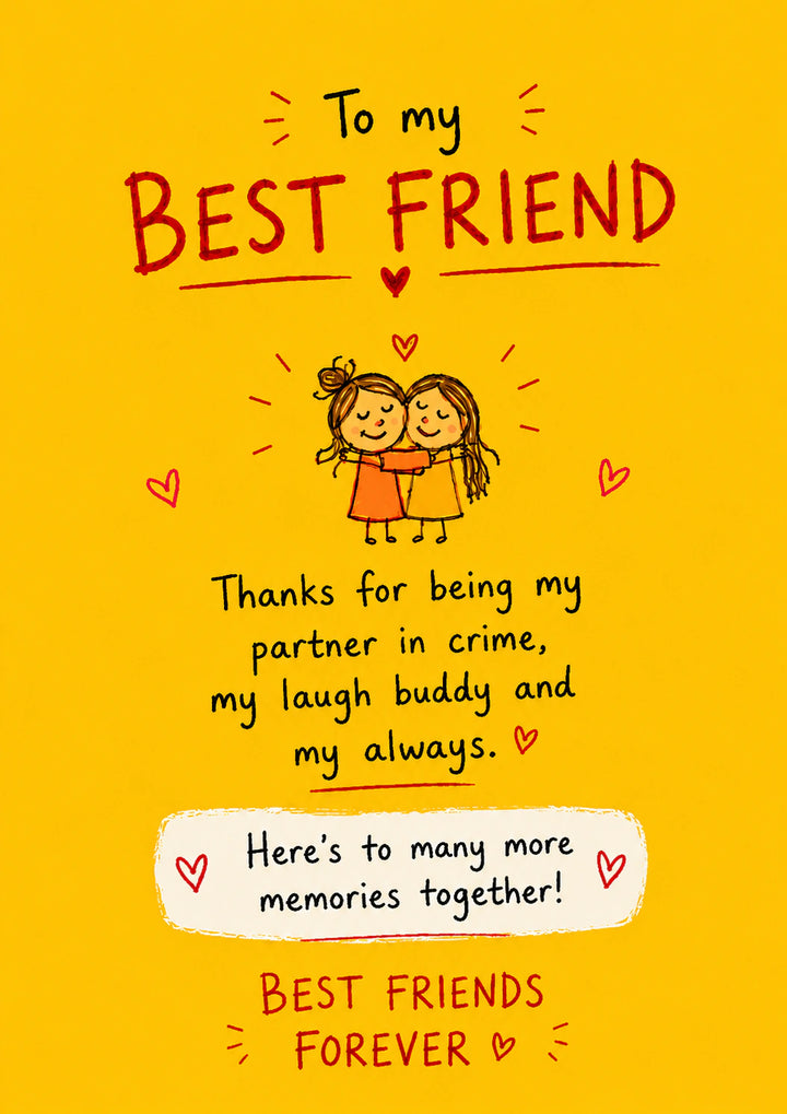 Friendship - Personalised Card