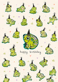 Load image into Gallery viewer, Birthday - Personalised Card — with punch holes
